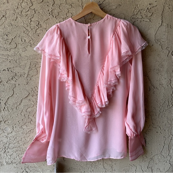Pink Ruffle Blouse - Picture 8 of 10